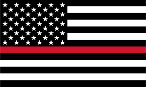 THIN RED LINE FLAG