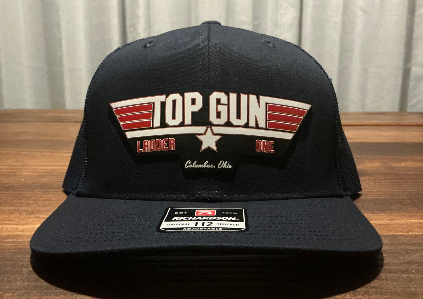 Top Gun - Leather Patch - Ball Cap