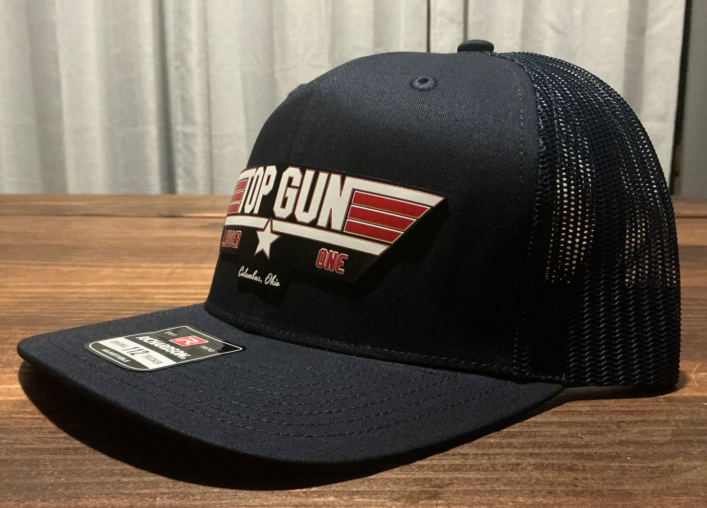 Top Gun - Leather Patch - Ball Cap