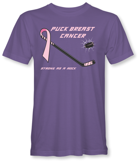 Puck Breast Cancer - Adult Tee's