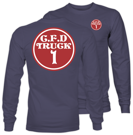 Truck 1 - Medallion - Long Sleeve Adult Tee