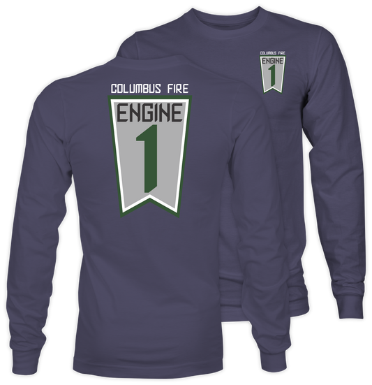 Engine 1 - SC - Long Sleeve Adult Tee