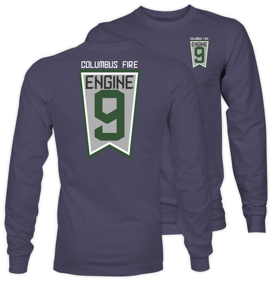 Engine 9 - SC - Long Sleeve Adult Tee