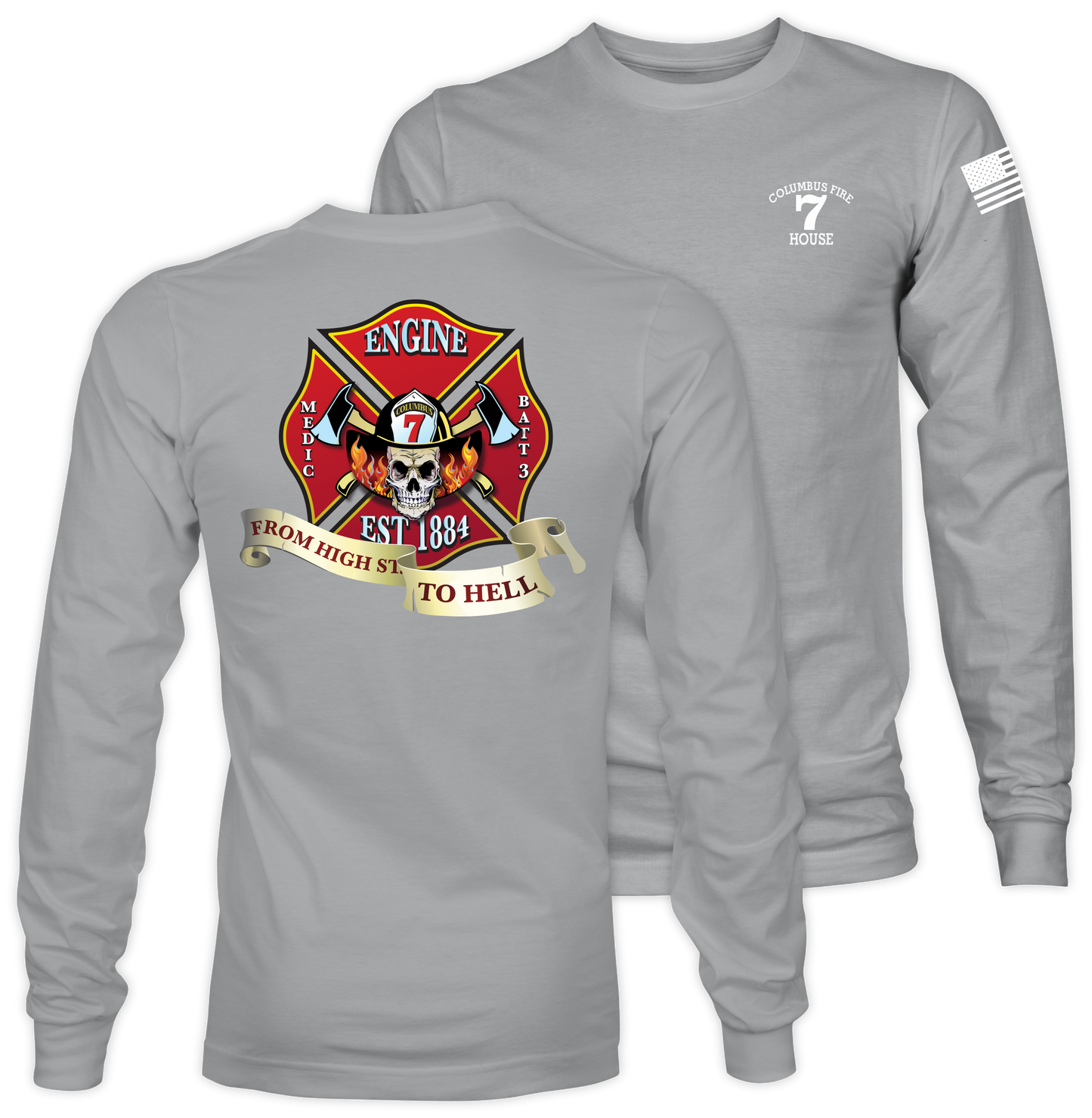 Station 7 Official Logo - Adult Long Sleeve