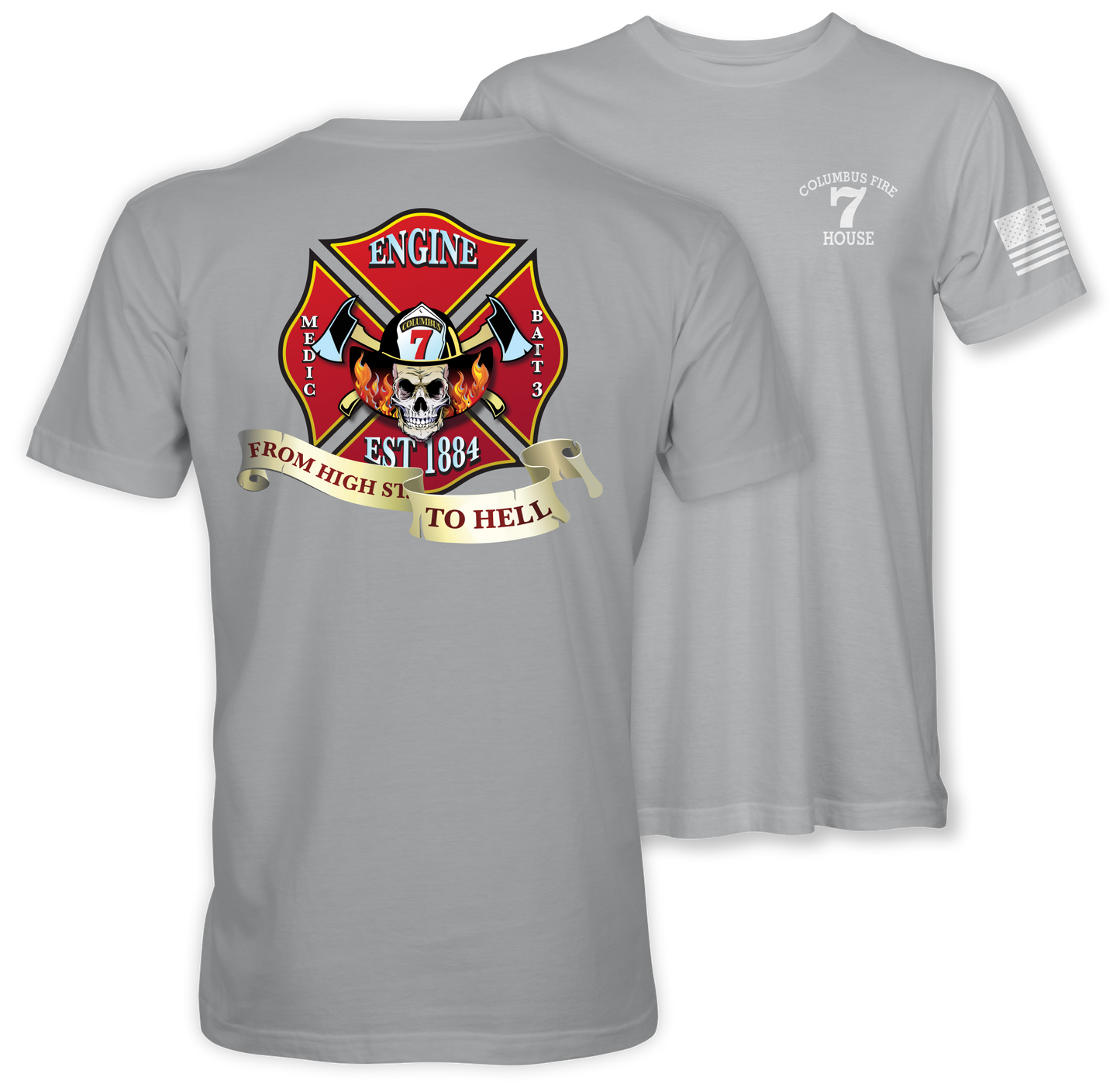 STATION 7 OFFICIAL LOGO - ADULT SHORT SLEEVE