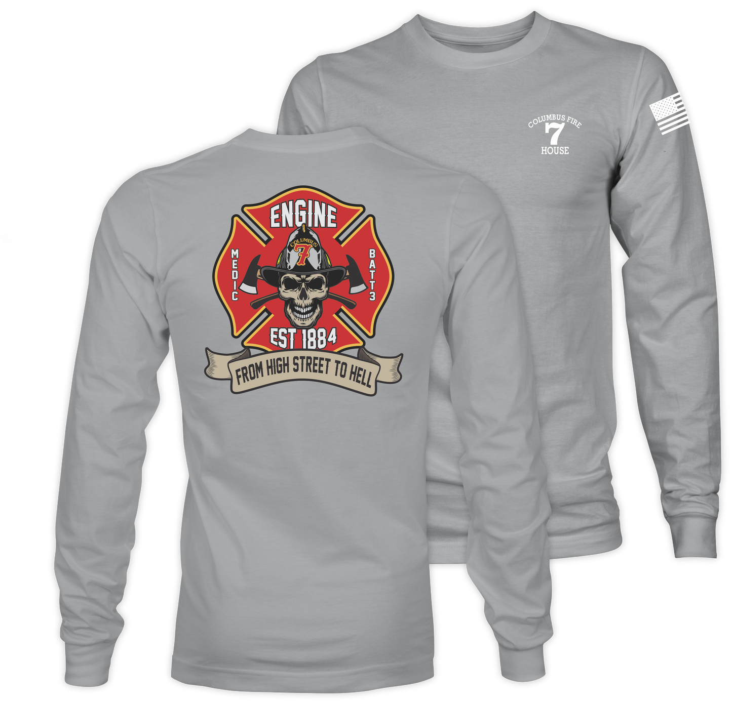 Skull - Adult Long Sleeve