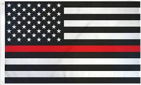 THIN RED LINE FLAG